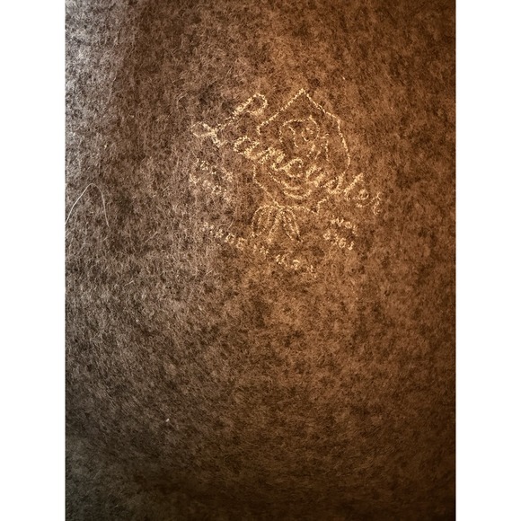 Lancaster Gray Felt Vintage 80s Bobo Wool Felt Hat One Size - Picture 6 of 6